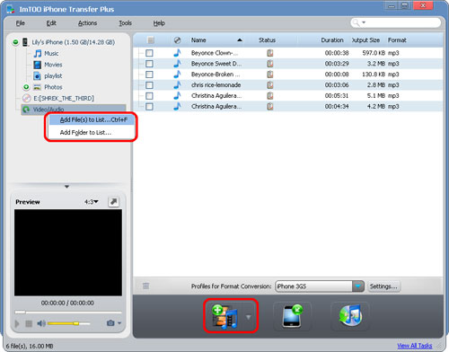 Convert movies to iPhone