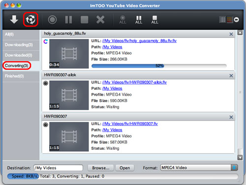 ImTOO Youtube Video Converter for Mac